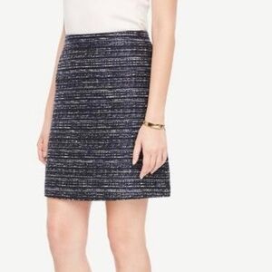 Ann Taylor Tweed A Line Skirt Size 16
